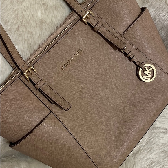 Michael Kors Brown Leather Tote - Picture 2 of 6